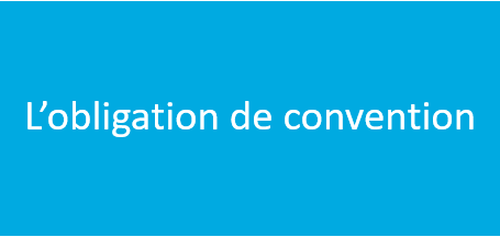 l'obligation de convention